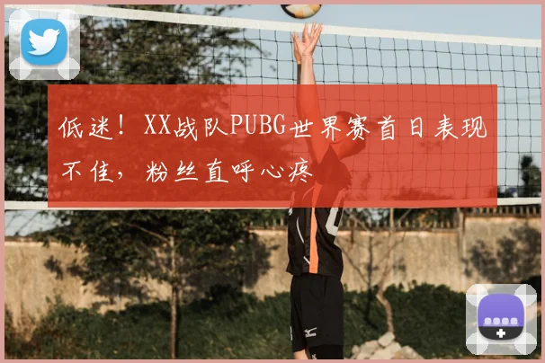 低迷！XX战队PUBG世界赛首日表现不佳，粉丝直呼心疼