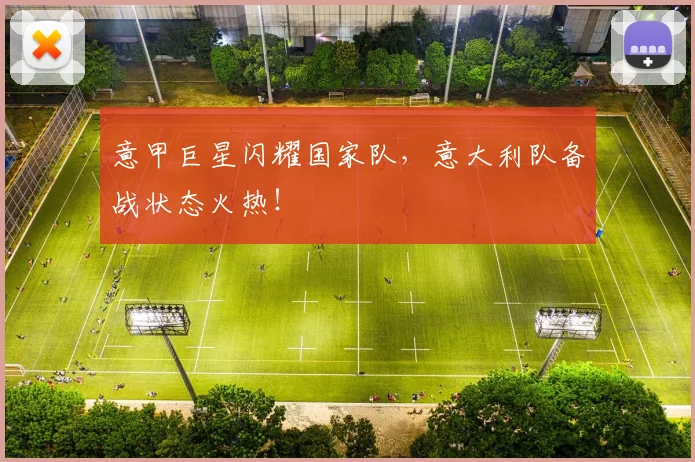 意甲巨星闪耀国家队，意大利队备战状态火热！
